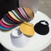 Berets Adjustable Headband Hat Versatile Unisex Sun Elastic Band Wide Brim Anti-uv Protection Lightweight For Women