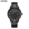 WEIDE hommes montre affaires marque Design militaire noir bracelet en acier inoxydable hommes numérique Quartz montres montre acheter un obtenir 233N