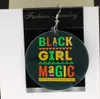 Black Girl Magic Earrings Afro Personlig anpassad afro Afrika örhängen Charms 2 sidor Custom Logo Text Picture8518585