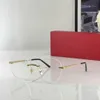 Monture de lunettes 2023 haute qualité nouvelle monture de lunettes homme affaires Simple pur titane myopie lunettes cadre femme CT0350S