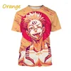 Mannen T-shirts Nieuwste Jujutsu Kaisen 3D Afdrukken Casual T-shirt Klassieke Anime Mode Harajuku Top Gojo Satoru