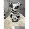 Actiespeelfiguren 400% Bearbrick Bearbricks Figure Bears Cos Jackson Pollock Splash Studio Brick Doll Pvc Brinquedos Drop Deliver Dhwxz