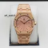 Coleção de relógios de pulso populares Relógio de pulso AP Watch Royal Oak Series Watch Womens Watch 33mm de diâmetro Quartz Movement Precision Steel Platinum Rose Gold Leisure Fem