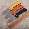 Offerta speciale A2267 Coltello Flipper di fascia alta 14C28N Stone Wash Tanto Point Lama CNC G10 Maniglia Cuscinetto a sfere Coltelli tascabili EDC aperti rapidamente