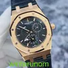 Marka zegarków Audemar Pigue Royal Oak Series 26120or 18K Rose Gold Material Data Dynamiczne przechowywanie Dual Lokalizacja Automatyczna mechaniczna męska