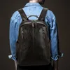 Заводская розетка мужской сумка 2 цвета простые джокер сплошной кожаный рюкзак для спортивного отдыха на открытом воздухе.