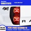 Для Ford Ranger T6 светодиодный задний фонарь 15-20 тормоза заднего хода стояночные ходовые огни стример указатель поворота задний фонарь задний фонарь в сборе