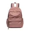 Skolväskor Oxford ryggsäck Kvinnor 2024 Fashion Grey Pink For Ladies Bagpack Teenage Waterproof Mochila Feminina