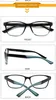 Sunglasses CLASAGA Retro Rectangular Spring Hinge Reading Glasses 4 Pairs Of Men And Women Universal HD Decorative Office Eyewear 0 - 600