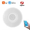 Sirene Tuya Smart WiFi Zigbee Siren Alarmsensor Smart Alarm Sirene Sound und Lichtalarm Horn Home Security System Tuya Smart Life App