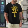 Canotte da uomo Occhio egiziano di Horus Ankh Egitto Archeologo T-shirt Felpe T-shirt da uomo