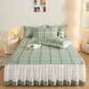 Bed Skirt Bedskirt 120 200 Sheet And Pillowcase 2pcs Set Fitted With 150 200/180 3pcs