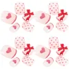 False Nails 24 PCS Nail Patch Manicure Accessories for Women Press On Fake Supplies Bow Tie Fingernails ABS Tips