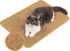 Scratchers Katzenkratzmatte aus natürlichem Sisal, Kratzmatten für Katzen, horizontale Kratzunterlage für den Boden, schützt Teppiche und Sofas