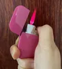 Creative Pink Flame Jet Lighter Portable Turbo Butane Gas Metal Lighter Outdoor Windproof Cute Cigarette Lighter Gift For Girls3874344