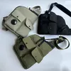 Män kvinnor CP Single Strap Cross Body Bag Outdoor Sports Splice Satchel Bag