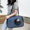 Bolsa de mascota de moda plegable Bolso de espacio simple liviano Out portátil de color sólido sólido