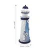 Świeczści Ocean Lighthouse Candlestick Nautical Table Lamp