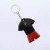 Porte-clés pendentif pour vêtements de l'équipe nationale de football, cadeau pour les Fans