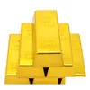 Décoration de fête Réplique Gold Bar Fake Pirate Coins Nouveauté Golden Brick Blion Film réaliste Chasse au Trésor Jeu Prop Abs Drop D Dhceq