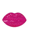 Mode Avondtasje Lippen Diamant Ingelegde Avondtasje Dames Schuine Clutch Tas Met Grote Capaciteit 022924a