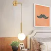 Wandleuchte, modernes Glas, LED-Pendelleuchte für Nachttisch, Esszimmer, Wohnzimmer, Heimbeleuchtung, Korridor, Gang, Innenleuchte