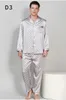 Birdsky 1pc Men Pajamas Pijamas Pajama PJ Set Men Nightwear Long Sleeve Sleepwear 16mm 100％Mulberry Siltin Geometry S-324 240228