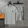 Tute da uomo Set Street Wear Casual traspirante Top estivo Pantaloncini T-shirt Abbigliamento sportivo da esterno Set di qualità Taglia asiatica M-3XLTT