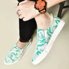 Casual Shoes Trendy Printed Graffiti Loafers Men Fashion Sneakers Flat Vulcanize Commute Street Dance