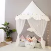 Babybett Moskitonetz Zelt für Kinder Mädchen Prinzessin Betthimmel Kinder Spielhaus Zelt Tipi Enfant Tipis Heimdekoration 240220