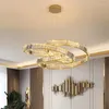 Lampy wiszące główne światło luksusowy kryształowy żyrandol prosta osobowość kreatywna projektantka domowa sypialnia restauracji