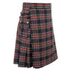 Pantaloncini da uomo Gonna gotica da uomo Vintage Punk Kendo Scotland Kilt Gonne tascabili alla moda Abbigliamento casual Scottish Autumn Streetwear