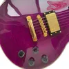 Accessori in oro con impiallacciatura di tigre viola per chitarra classica di marca realizzati