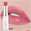Lip Balm Rose Essence Tinted Lip Balm Essential Oil Moisturizing Nutritious Repair Long Lasting Lipstick Natural Lips Care Makeup Drop Dhdca