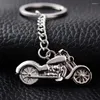 Llaveros 10 unids aleación de zinc motocicleta llavero encanto coche llavero titular llaveros de metal para bolsa llavero joyería creativa regalo J016