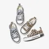 Sneakers Babaya Kinder -Leinwandschuhe Mädchen Casual Schuhe atmungsaktiv 2023 Frühling Neue Leopardenmuster Jungen Schuhe Babykinderschuhe für Mädchen