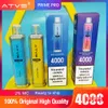 ATVS 100% originale E sigaretta monouso Vape preriempito 10 ml Pod 4000 sbuffi 1500 mAh Mesh Coil ricaricabile Disposbale Vapes