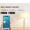 Communications Smart Plug med EU UK US Socket WiFi Timer Voice Control Support Alexa Google Assistant Siri Yandex Cozylife App HomeKit