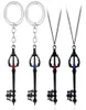 Jeu Kingdom Hearts Sora Keyblade alliage porte-clés porte-clés porte-clés porte-clés pendentif collier bijoux accessoires 3998860