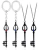 Gioco Kingdom Hearts Sora Keyblade Portachiavi in lega Portachiavi Portachiavi Portachiavi Portachiavi Collana con ciondolo Accessori per gioielli3998860