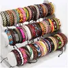 Cuff atacado 100 pçs pulseiras de couro artesanal genuíno moda pulseira pulseiras para homens mulheres jóias mistura cores marca nova dro dhrid