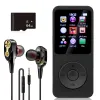 Lecteurs Mini Walkman Lecteur MP3 1,8 pouces Multilingue Bluetooth 5.0 Musique étudiante MP3 MP4 Lecteur USB 2.0 3.5mm Jack pour Windows