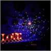 Led-snaren Led-landschapsdecoratie Koperdraad Rooklantaarn Kerst Afstandsbediening String Binnenplaats Decoratieve Verlichting4843127 Drop Dheru