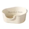 Boxen Sandkasten Offenheit Katze Bettpfannen Toilette Training Outdoor Indoor Katze Bettpfannen Praktische Toilette Pour Chat Pet Produkte YY50CB