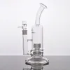 Tubi di vetro spesso Matrix Perc Narghilè Bong Bubbler Recycler Oil Dab Rigs Fumatori Pipa ad acqua