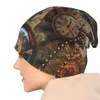 Baskar Steampunk Design Beanie Hats Technology Edel Mechanical Knit Hat Kpop Elastic Unisex Caps Spring Pattern Casual Bonnet Present