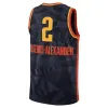 Män ungdomar barn Sga Shai Gilgeous Alexande baskettröjor OKC City Jersey Blue White Vest