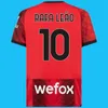 Camisas de futebol PULISIC 23 24 KOCHE AC MILANS GIROUD DE KETELAERE RAFA LEAO THEO camisa de futebol 2023 2024 especial quarto 4º uniformes masculinos infantis