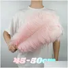 Feathers Wholesale Colored Ostrich Feathers For Arts And Crafts Wedding Decoration Handicraft Accessories Table Centerpieces Carnival Dhz1R