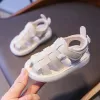 Baskets d'été pour enfants, chaussures lumineuses pour tout-petits, chaussures romaines à semelle souple, sandales pour bébés, chaussures pour filles avec LED, nouvelle collection 2021, E04046